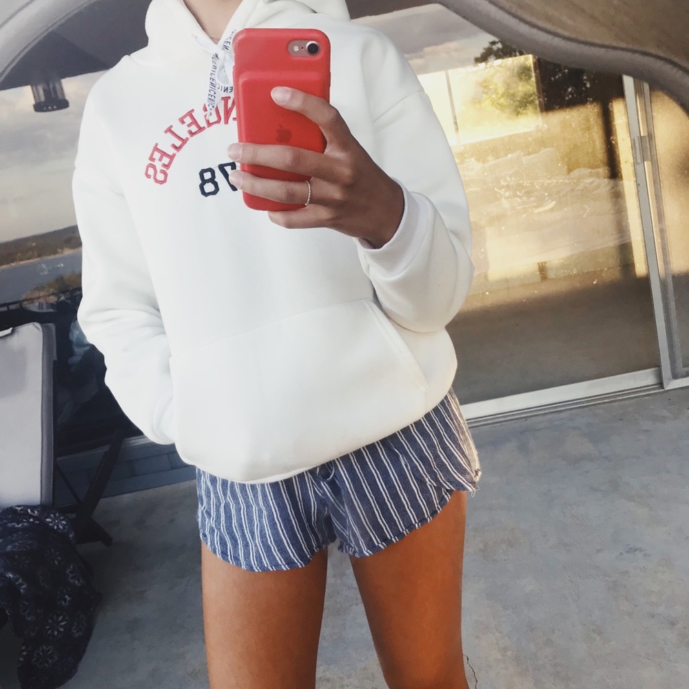 White Los Angeles sweatshirt